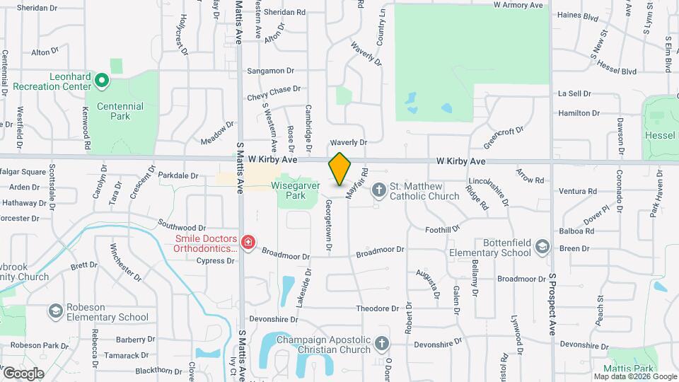 1703 Georgetown Dr, Unit A Mapa y Detalles de la Ubicación