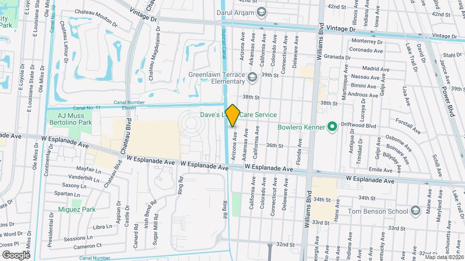 3611 Arizona Ave Mapa y Detalles de la Ubicación