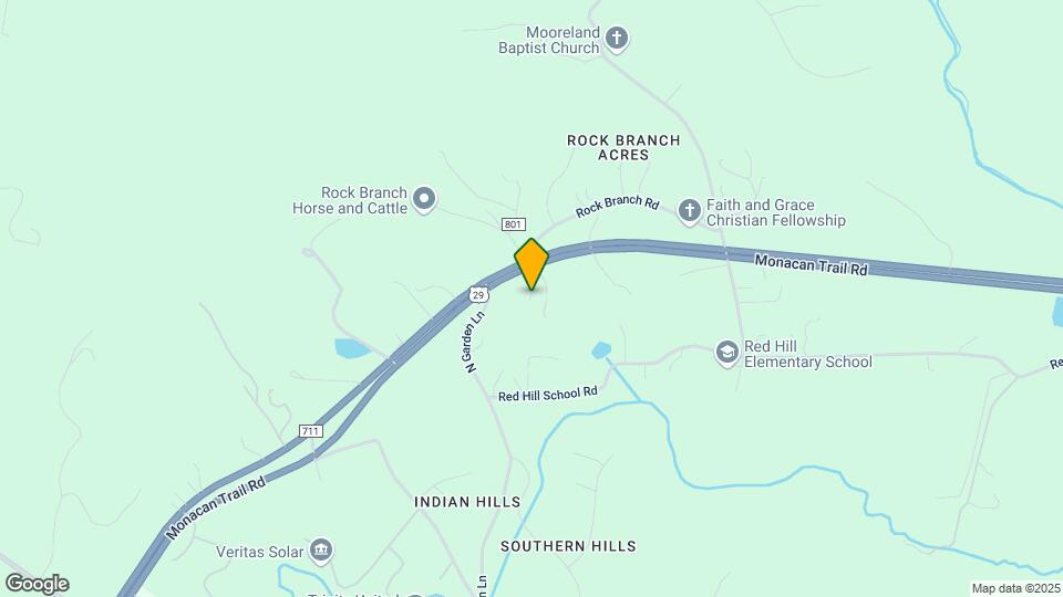 3161 Monacan Trail Rd Map and Location Details