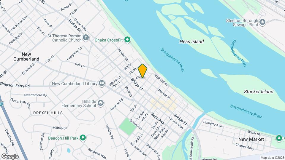 528 Market St Map and Location Details