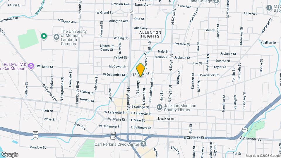 396 N Liberty St Map and Location Details