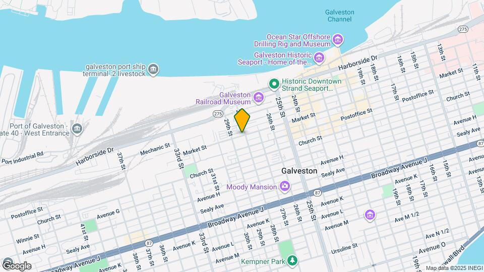 2812 Avenue M Ave Mapa y Detalles de la Ubicación
