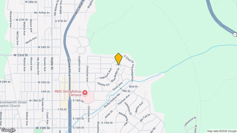 815 Blue Ridge Dr Map and Location Details