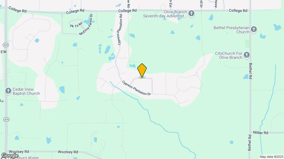 10105 Cypress Lake Dr Map and Location Details