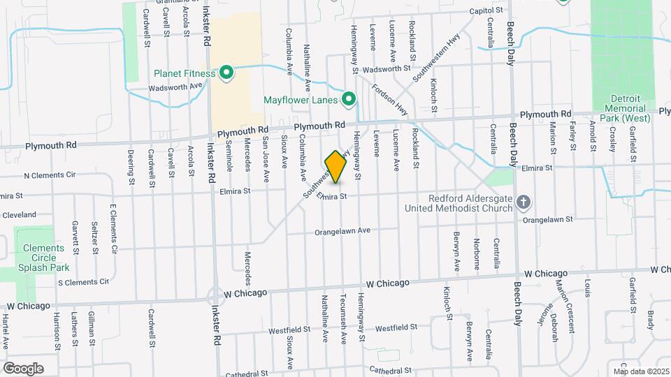 11319 Tecumseh Ave Map and Location Details