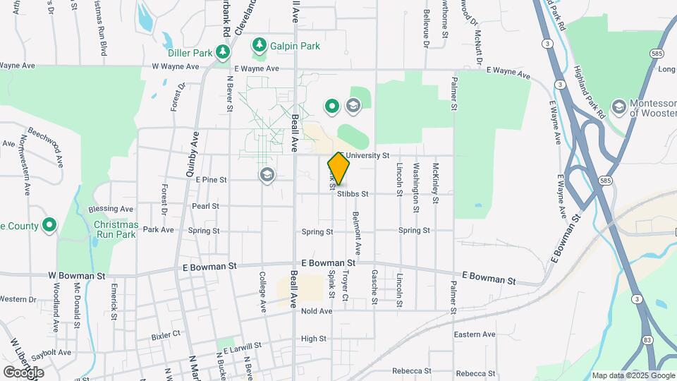 602 Stibbs St Map and Location Details