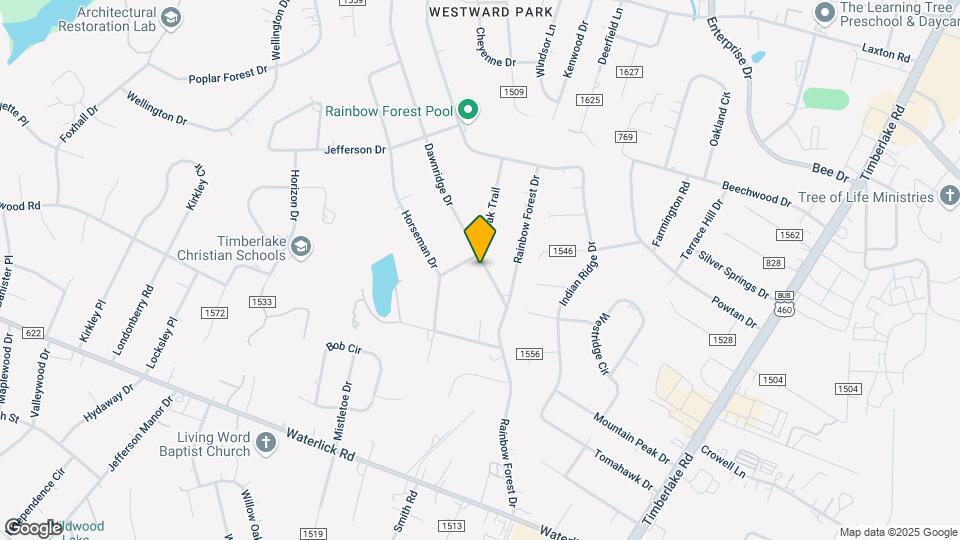 104 Dawnridge Dr Map and Location Details