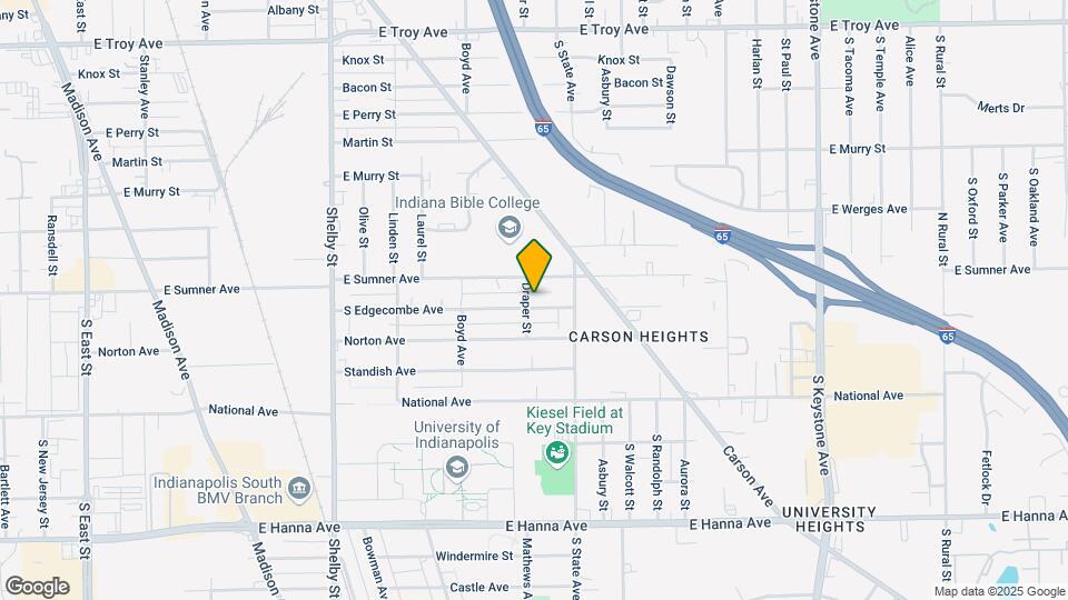 1616 S Edgecombe Ave Map and Location Details
