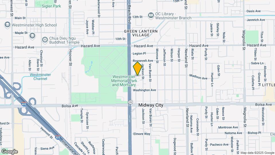 14752 Adams St Mapa y Detalles de la Ubicación