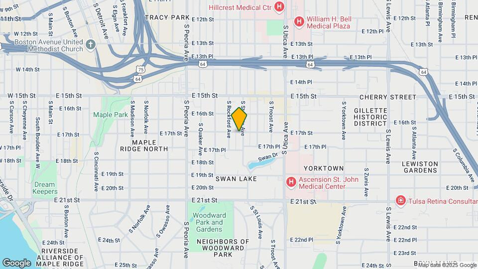 1522 E 17th St Map and Location Details