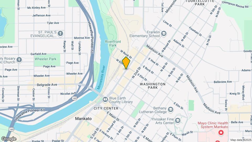 513 N Riverfront Dr, Unit 2 Map and Location Details
