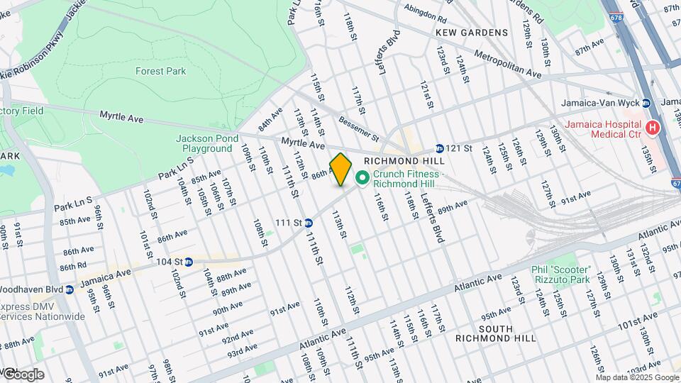 113-19 Jamaica Ave Mapa y Detalles de la Ubicación