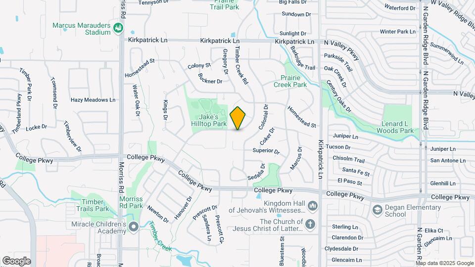 5012 Timber Creek Rd Mapa y Detalles de la Ubicación