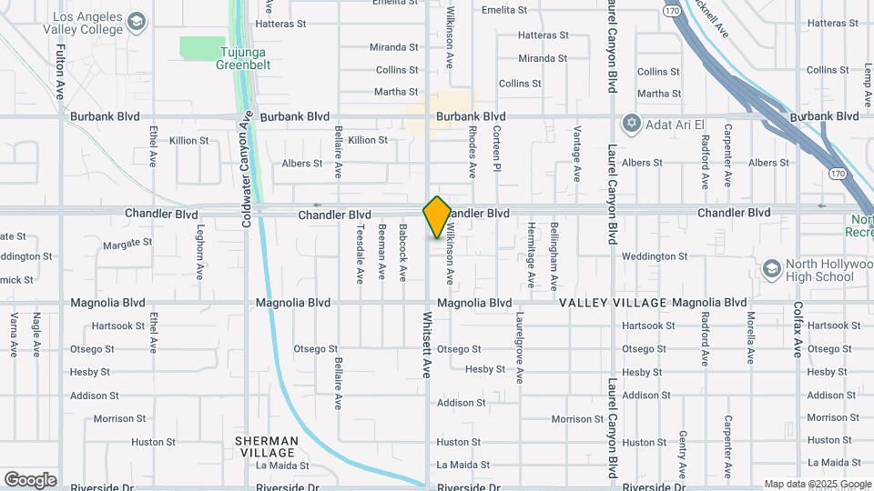 5307 Wilkinson Ave Map and Location Details