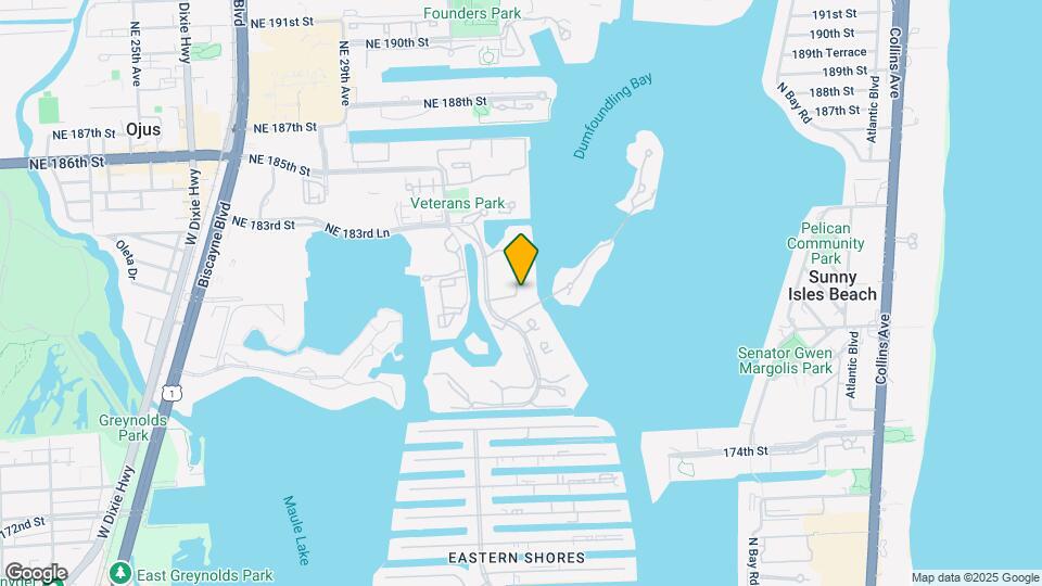 6000 Island Blvd, Unit 2602 Map and Location Details