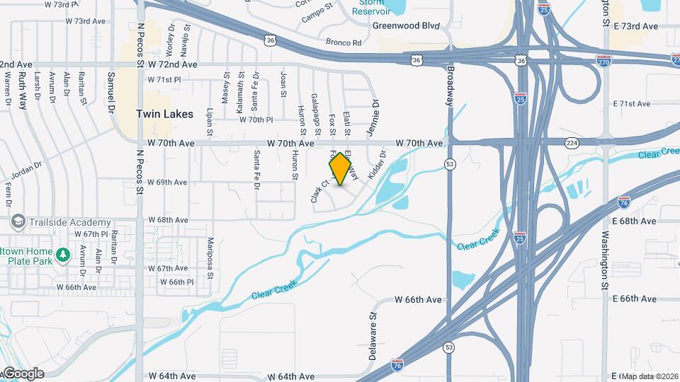 6881 Fox Way Mapa y Detalles de la Ubicación