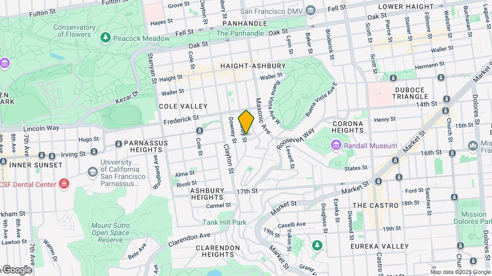 916 Ashbury St-Unit -916 Ashbury Street Map and Location Details