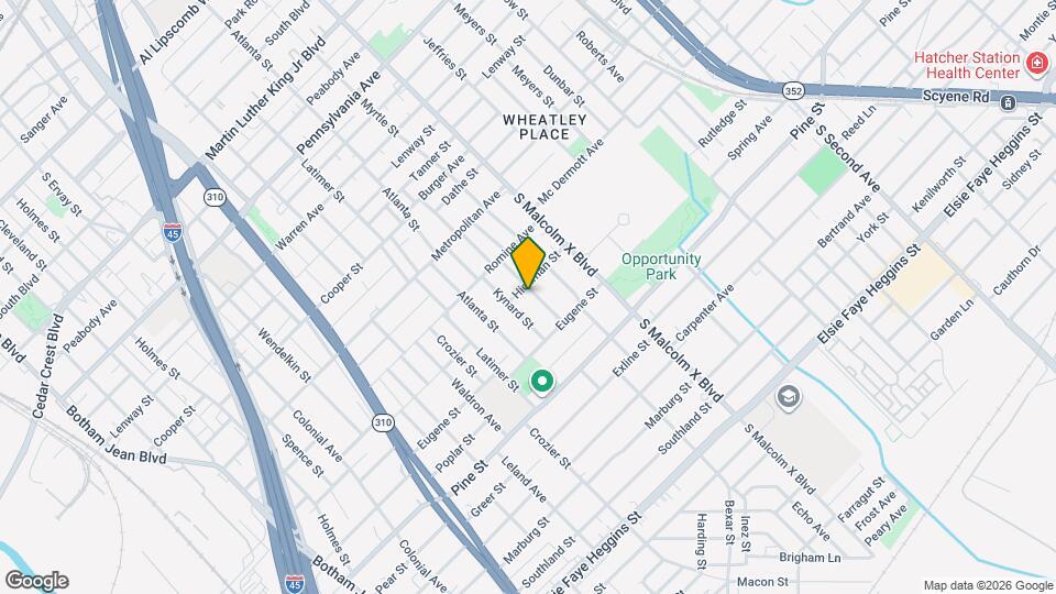 3909 Wilder St Mapa y Detalles de la Ubicación