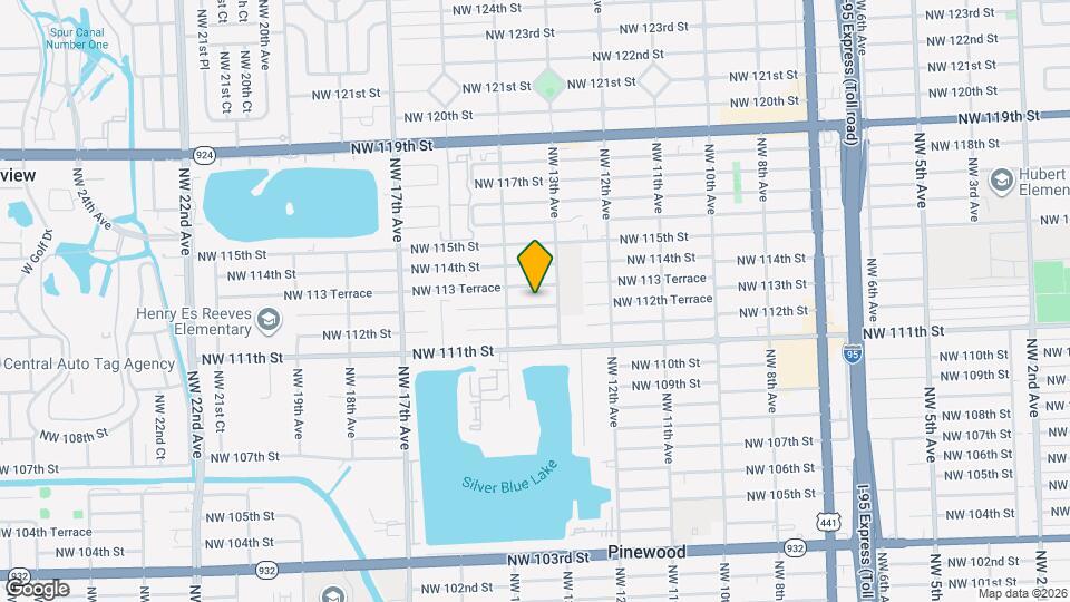 1337 NW 112th Terrace Mapa y Detalles de la Ubicación