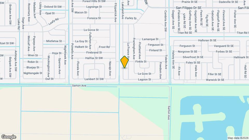 3351 Lakeland Ave Map and Location Details