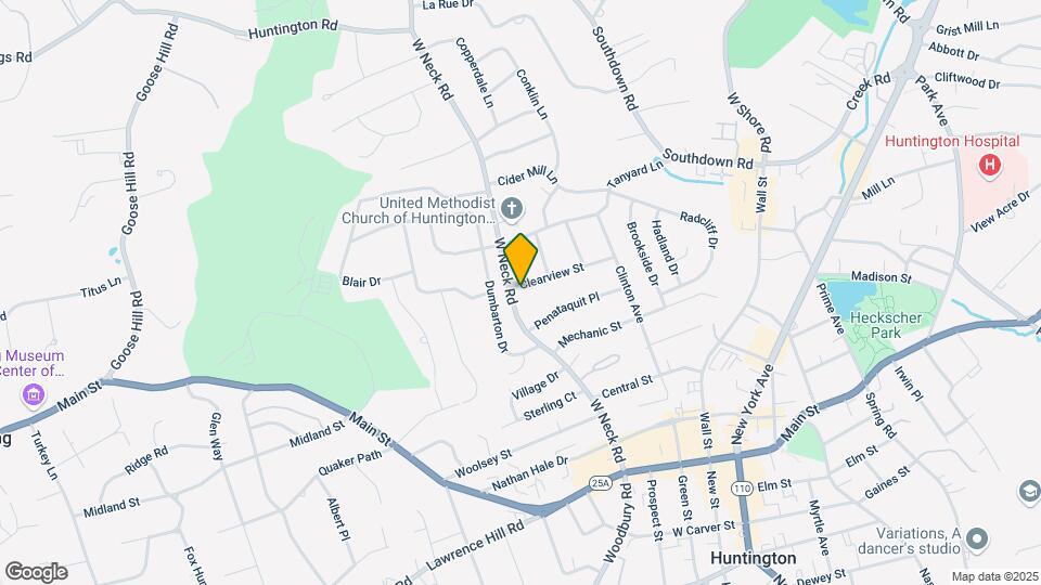 160 W Neck Rd Mapa y Detalles de la Ubicación
