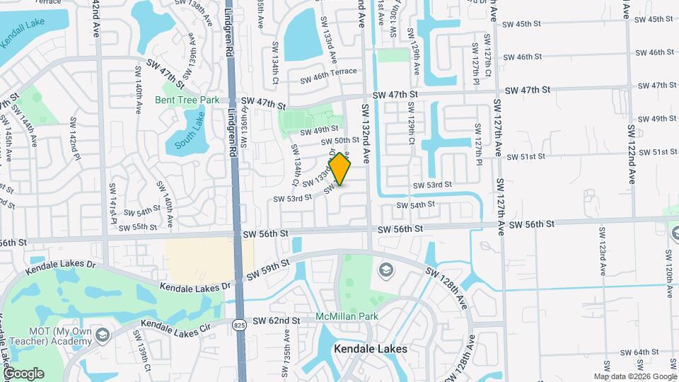 13265 SW 53rd St Map and Location Details