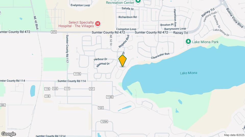 10126 Lake Miona Way Mapa y Detalles de la Ubicación