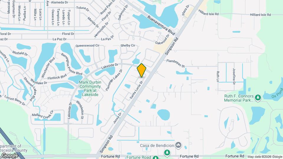 2294 Santa Lucia St Map and Location Details