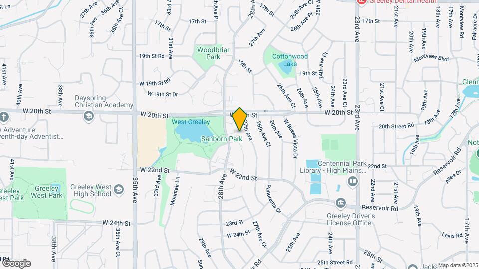 2044 27th Avenue Ct Map and Location Details