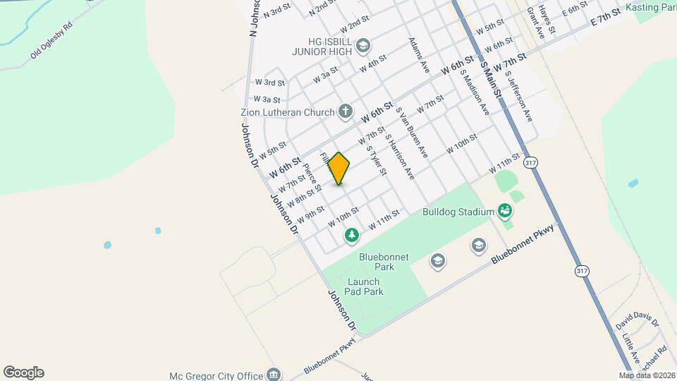 813 Fillmore St Map and Location Details