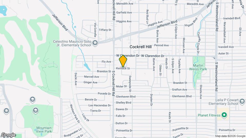 1202 Sunnyside St Map and Location Details
