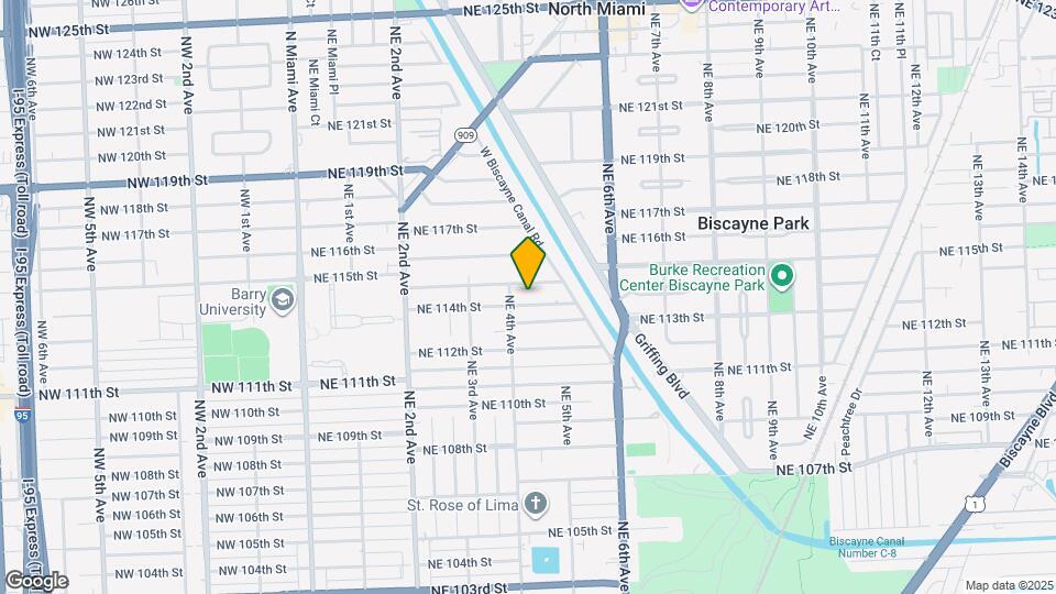 425 NE 114th St Map and Location Details