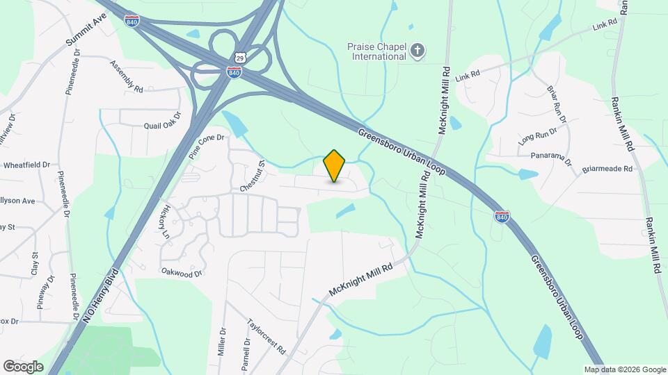 3611 Marksbury Dr Map and Location Details