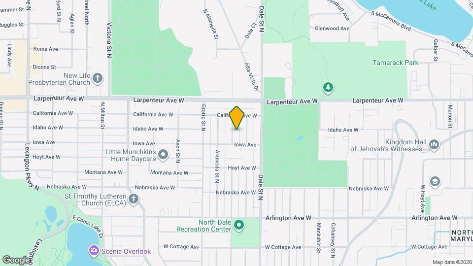 1612 St Albans St N Mapa y Detalles de la Ubicación