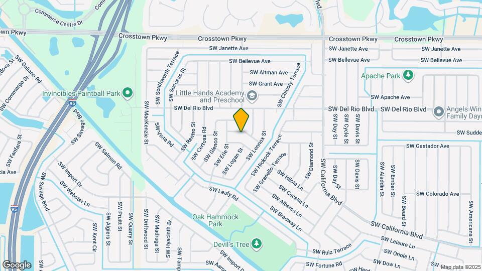 1962 SW Delmonico Ave Map and Location Details