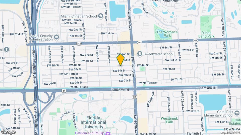 10810 SW 4th St Map and Location Details