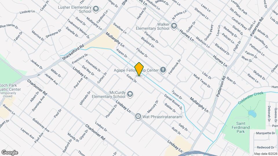 1220 Boulder Dr Map and Location Details