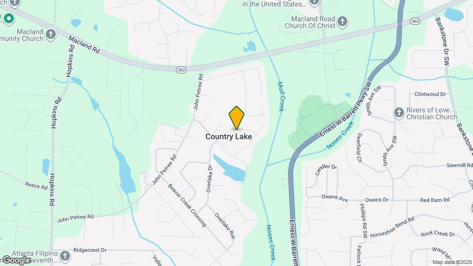 2529 Country Lake Cir Mapa y Detalles de la Ubicación