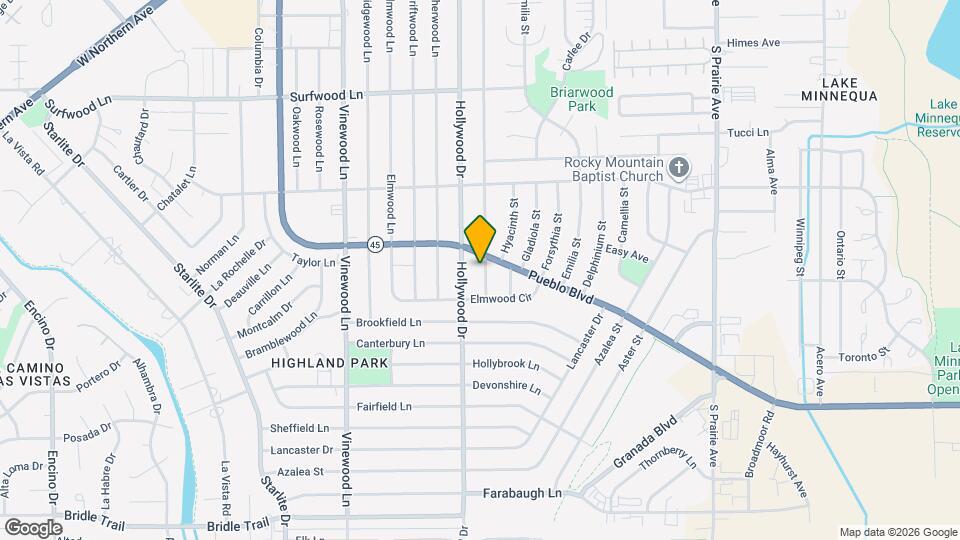 2641 Lynwood Ln Map and Location Details