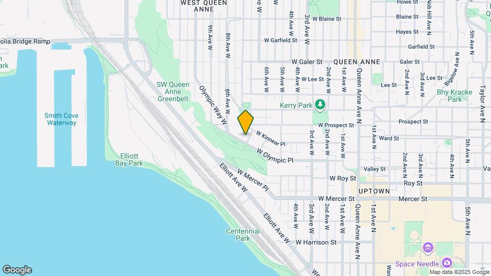 654 W Olympic Pl Map and Location Details