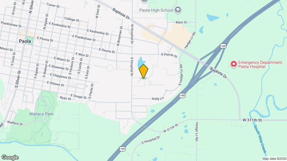 Paola Seniors Map and Location Details