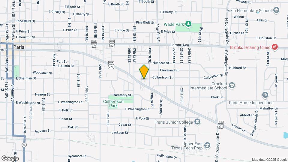 1845 Clarksville St Map and Location Details