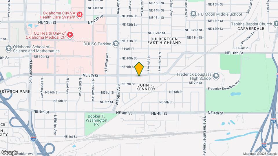 1424 NE 8th St Map and Location Details
