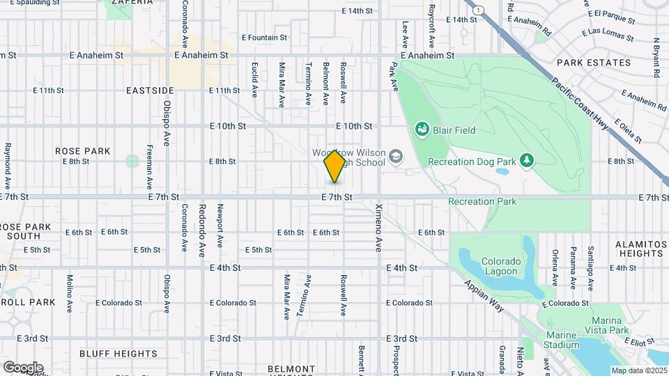4117 E 7th St Mapa y Detalles de la Ubicación