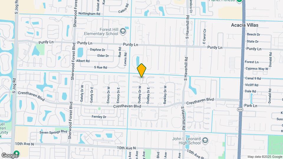 2567 Dudley Dr W Map and Location Details