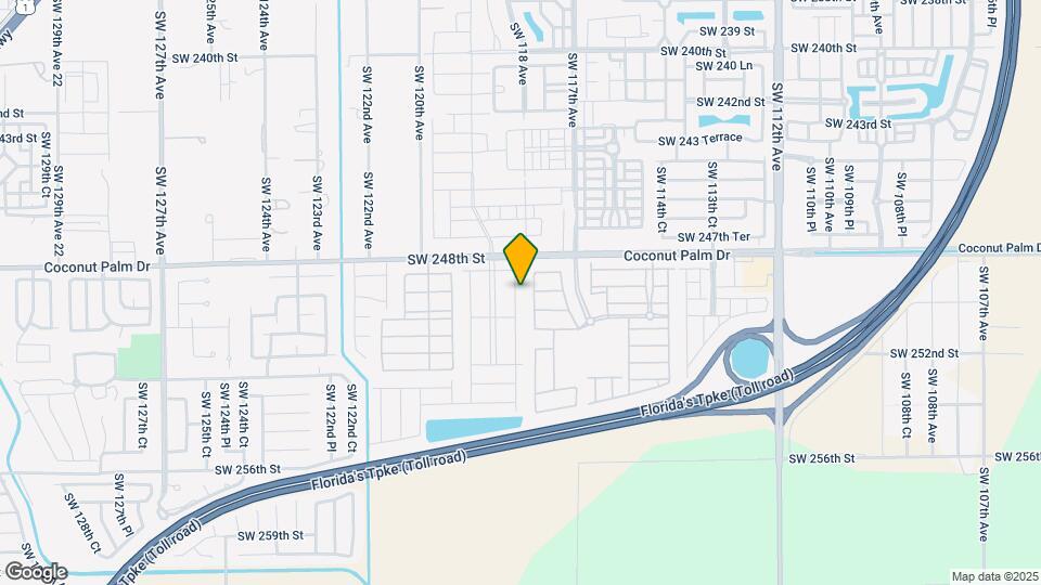 24921 SW 118 Ct Map and Location Details