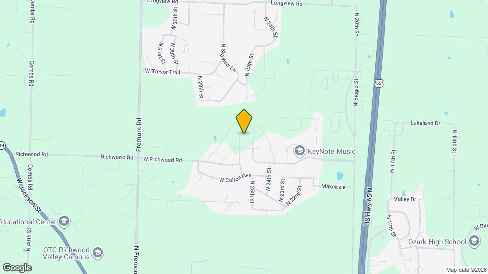 2112 N 26th St Map and Location Details