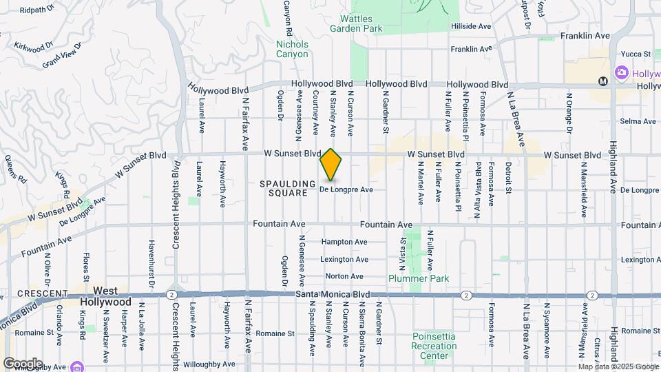 7655 De Longpre Ave Map and Location Details