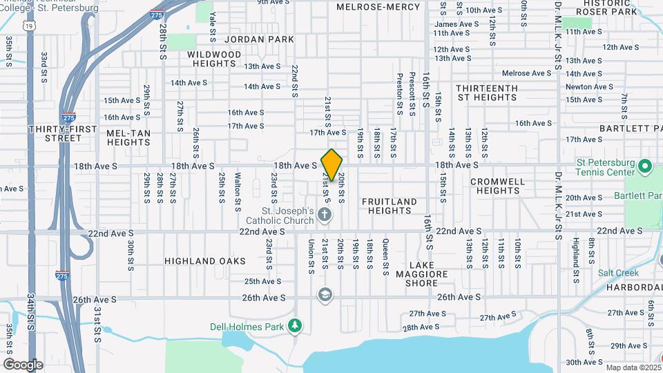 1900 21st St S Map and Location Details