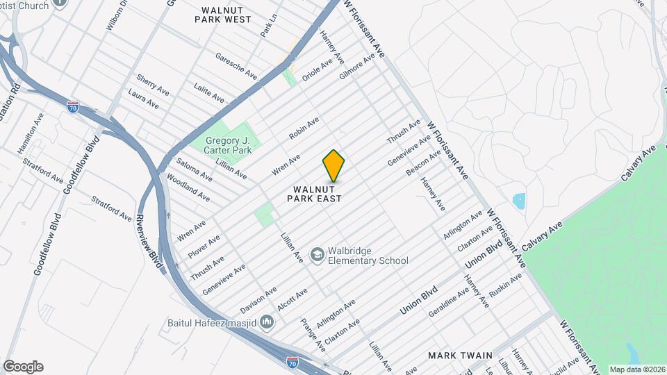 5230 Thrush Ave Map and Location Details